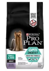 Pro Plan OptiDigest Grain Free Small and Mini Adult сухой корм для взрослых собак мелких пород с индейкой 700 гр. 